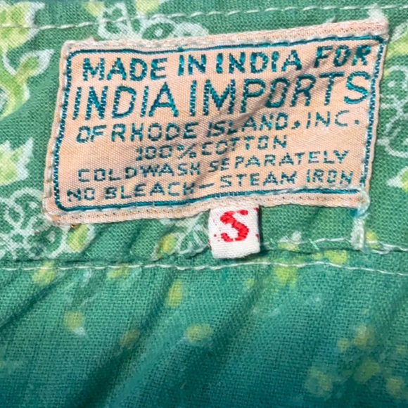 India Imports of Rhode Island vintage 70s maxi dress - Picture 6 of 6